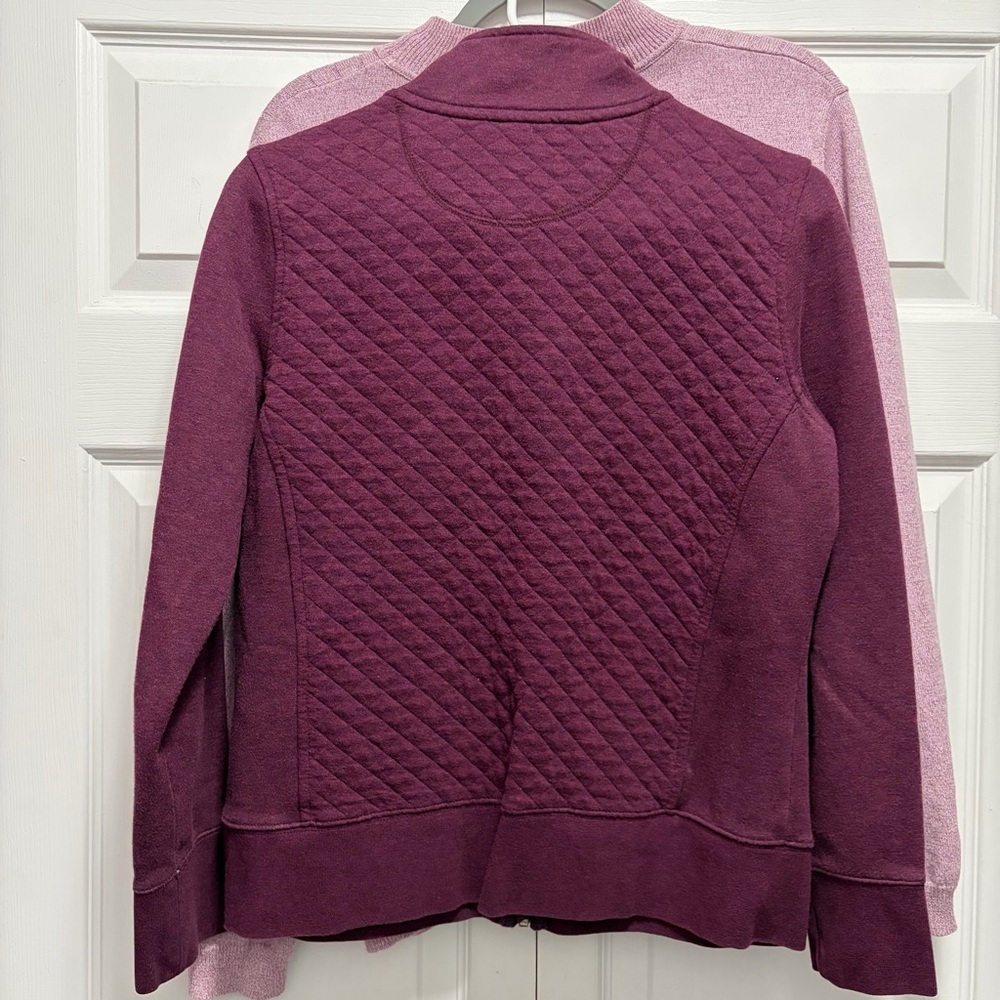 L.L. Bean Maroon Quilted Jacket - Picture 2 of 6
